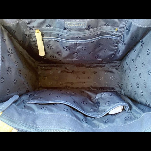 Gaby’sBags👜💕-Tory Burch Large Tote Navy - Picture 5 of 5